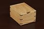 3" X 5" Oak w/ Oak Lid Recipe Card Box