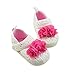 DZT1968® Baby Girl Knit Soft Sole Shoes Prewalker Socks Sneakers With Flower (0~6 Months)