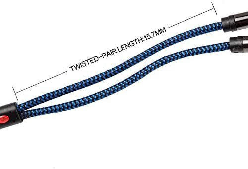 CYK Audio Interconnect 1.5m (5feet 6inches) 3.5mm to 2RCA Cable Step Down Design for iPhone, iPod, Smartphone, Tablet and MP3 Cases