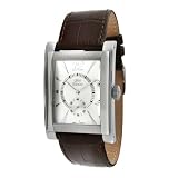 gino franco Mens 902BR Stainless Steel Case an