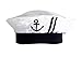 stylesilove Infant Baby Boy Nautical Sailor Embroidered Anchor Hat, 2 Colors (0-6 Months, White)