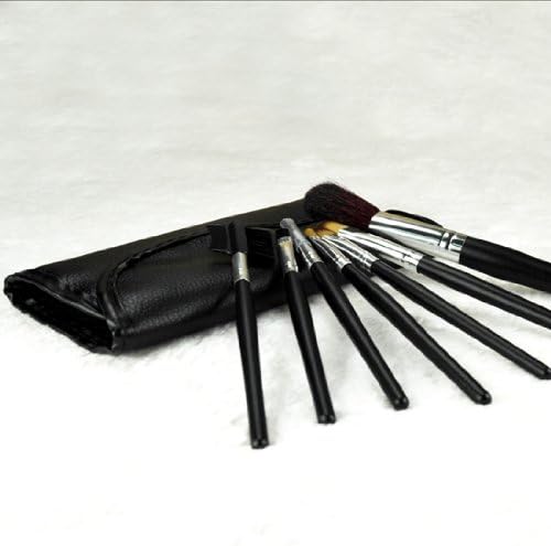 7pcs Professional Cosmetic Makeup Make up Brush Brushes Set Kit with Bag Case(black)
