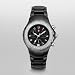 Michele Woman's MWW12A000005 Tahitian Ceramic Black Diamond Watch
