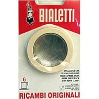 Bialetti Replacement Gasket and Filter for 6 Cup Espresso Maker