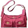 NEW AUTHENTIC COACH BLEECKER SUEDE HAVERSAC SHOULDER BAG 12797 (Pink)