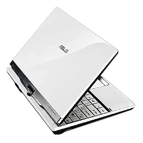 Asus - EEE PC T91-WHI004X - Netbook 8.9" - VGA - Intel Atom Menlow Z520 - Lecteur carte SD / MMC - Webcam 0.3 Mpix - Wifi - Bluetooth - 1024 Mo - HDD 16 Go + 16 Go CarteSD Externe - Touch Blanc