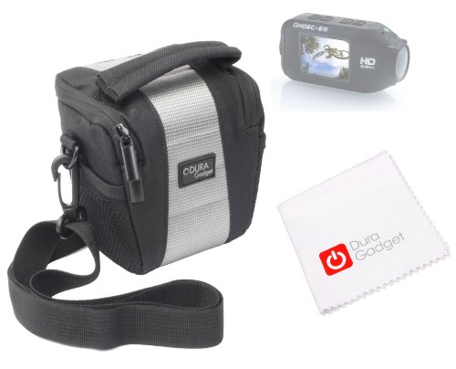 DURAGADGET Stylish Water-Resistant Case With Extra Accessory Space For Drift Ghost-S & Drift HD Ghost