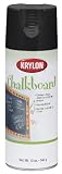 Krylon I00807 Chalkboard Aerosol Spray Paint, 12-Ounce, Black