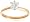 14k Yellow Gold Round Solitaire Diamond Engagement Ring (1/2 ct, H-I Color, SI2-I1 Clarity), Size 7