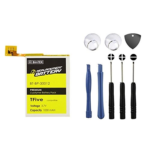 BinTEK iPod Touch 5 Battery PREMIUM 1030mAh Li-Ion Battery iPod Touch 5 with Repair Tool Kit / Compatible with models A1421 A1509 BinTEK iPod Touch 5 Battery PREMIUM 1030mAh Li-Ion Battery iPod Touch 5 with Repair Tool Kit / Compatible with models A1421 A1509