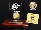 Highland Mint WWIZACRYLK Washington Wizards 24KT Gold Coin Etched Acrylic