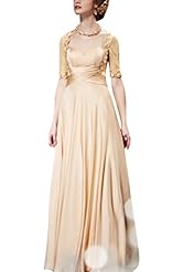 A-line Strapless Chiffon/Satin Cocktail Floor Length Mesh Beaded Lace Sequined Off the Shoulder Sleeveless Homecoming Dress/Pageant Dress/Prom Dress/Party Dress/Wedding Dress 