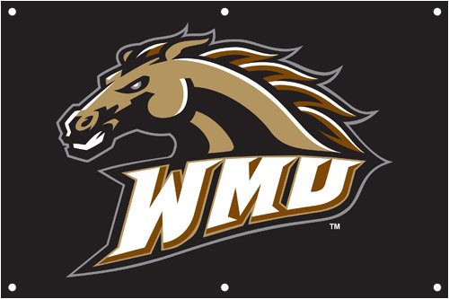 Western Michigan Broncos - Fan Banner - 2ft x 3ft.