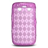 Blackberry Bold 9700 / Onyx Crystal Skin Case Hot Pink Check (At&t)
