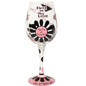 Lolita Last Night Out Wine Glass GLS11-5595C by 