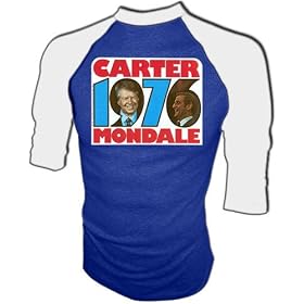 Vintage Jimmy Carter Walter Mondale Democratic Presidential Election Original 1976 Campaign T-Shirt