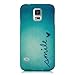 kwmobile TPU SILICONE CASE for Samsung Galaxy S5 / S5 Neo / S5 LTE+ / S5 Duos Design Smile blue turquoise - Stylish designer case made of premium soft TPU