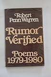 Rumor verified : poems 1979-1980