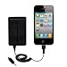 Solar Powered Rechargeable External Battery Pocket Charger for the Apple iPhone 4S - uses Gomadic TipExchange Technology