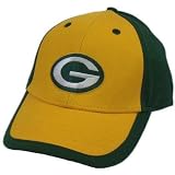 NFL GREEN BAY PACKERS PACK GOLD YELLOW VELCRO HAT CAP