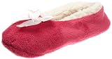 Jacques Moret Juniors Solid Fuzzy Babba Slipper Socks, Pink, Small/Medium