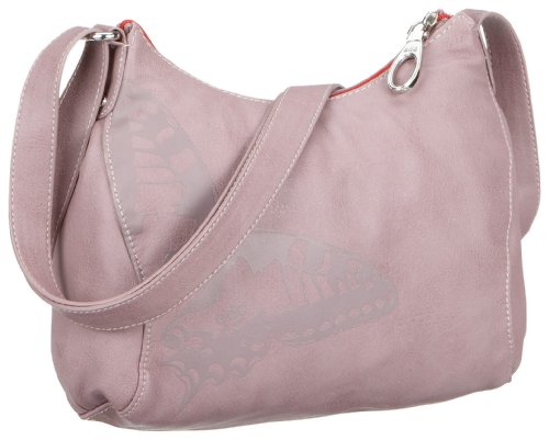 EDC by Esprit Alamo A48000, Damen Umh&auml;ngetasche, violett, (grey purpel 534), 21X26X5