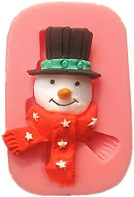 HT BAKEWARE | Snowman with Hat and Scarf Silicone Mold