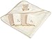 Spasilk 100% Cotton Hooded Terry Bath Towel with 4 Washcloths, Beige