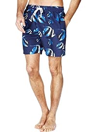 Blue Harbour Fish Print Quick Dry Swim Shorts