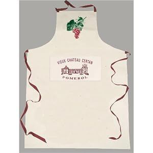 Vieux Chateau Certan Pomerol label canvas Sommelier Wine Steward Apron French