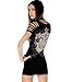 Folter Womens Gothic Ripped Cross Tee
