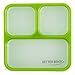 Better Bento Lunch Box - Great for School, Portion Control, and Meal Prep, Green