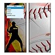 Home Run Design Decal Skin Sticker for Apple iPod nano 2G (2nd Generation) 2GB/ 4GB/ 8GB Player