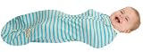 The Woombie Summer Swaddle Aqua Stripe (3-6 Months)