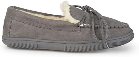 Mens Faux Suede Moccasin Slippers