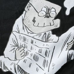 Cover image : 水木しげるTシャツコレクション NO.2 地獄の新聞を読む死神 XSサイズ