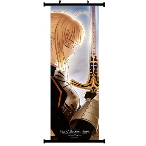 Coocool Lifelike Decor Wall Scroll Inspired By Anime Fate Stay Night (18"49")(support Customization)
