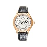 Christophe Skye - Dualtimer RG Automatic Rose Gold-tone/ Leather Strap Watch. Model: CS-843332001624