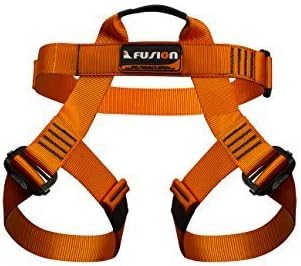 Fusion Centaur Half Body Climbing Harness, Medium/Large, Orange by Fusion Climbing
