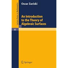 An Introduction to the Theory of Algebraic Surfaces (Lecture Notes in Mathematics)
