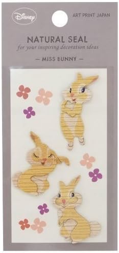 Miss Bunny Natural Sticker seal small Disney Character Deco Sticker Shop