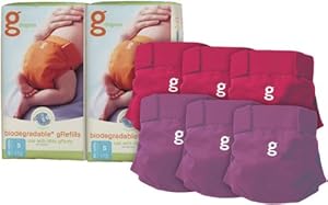 gDiapers Sweet Bundle with gRefills - Girls - Medium