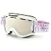 Bolle Nova Goggle,Shiny White/Pink Dots,Vermillon Lens