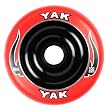 YAK Scat II Metal Core Wheel Red/Black 100mm