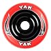 YAK Scat II Metal Core Wheel Red/Black 100mm
