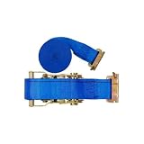 20 2x20' Ratchet E Track Straps E Fitting Truck Cargo Van 