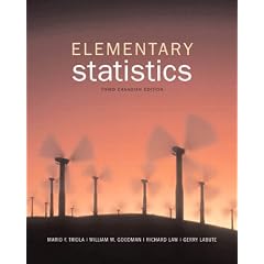 Elementary Statistics, Third Canadian Edition