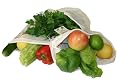 Organic Cotton Reusable Mesh Produce Bag (3 Pack)
