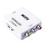 【ノーブランド品】HDMI→ AV-Composite CVBS、RCAオーディオビデオ変換アダプタHDMI2AVズーム