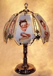 6 Panel Betty Boop Table Touch Lamp